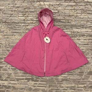 Janie and Jack X Disney Aurora Hooded Cape Ribbon Pink Kids 10-12 Rare New